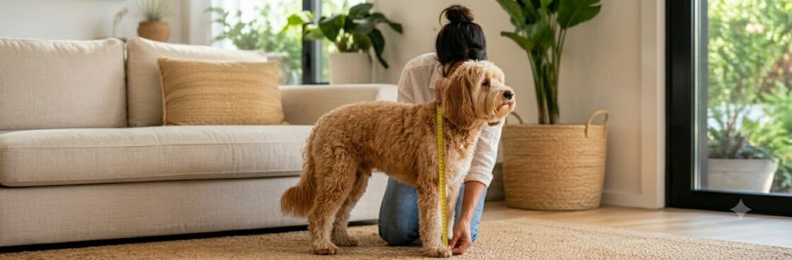 How to measure your pet for a pet door — shoulder height and chest width guide