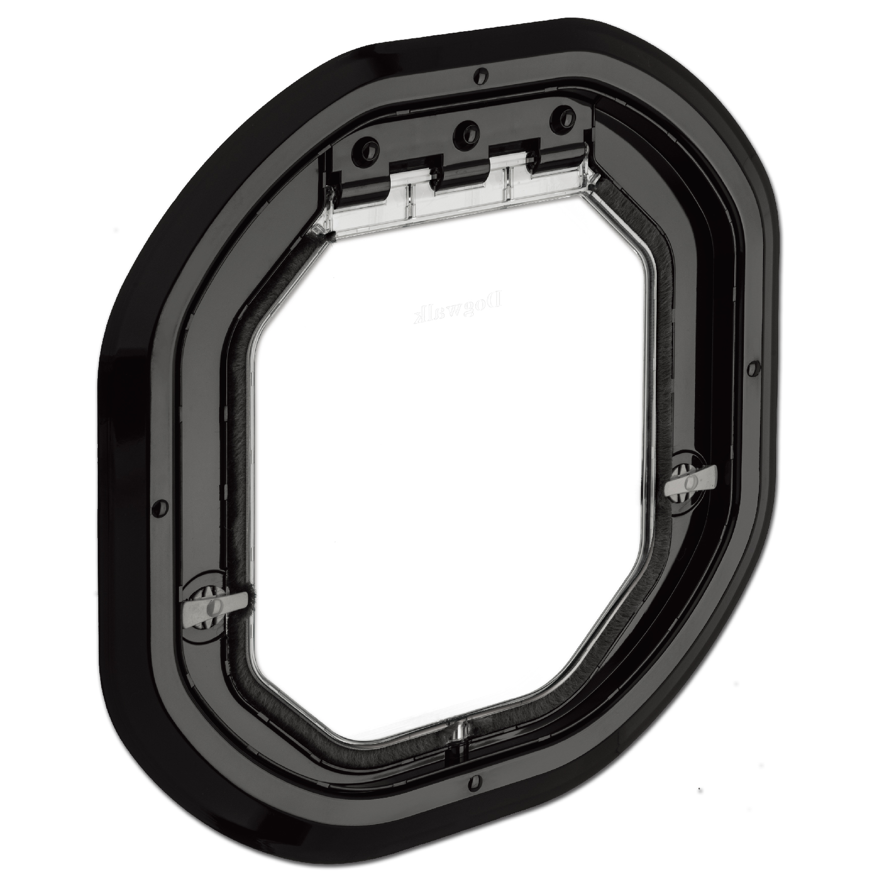 Black glass fitting dog door - Pet-Tek Dogwalk glass dog flap